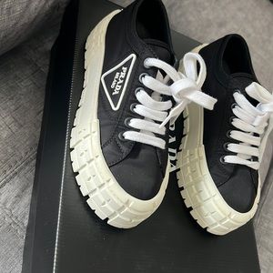 Prada lug sole platform sneakers